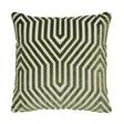 Schumacher Lettuce 20" x 20" Vanderbilt Velvet Pillow