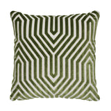 Schumacher Lettuce 20" x 20" Vanderbilt Velvet Pillow