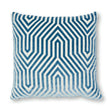 Schumacher Marine 20" x 20" Vanderbilt Velvet Pillow