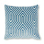 Schumacher Marine 20" x 20" Vanderbilt Velvet Pillow