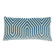 Schumacher Marine 24" x 12" Vanderbilt Velvet Pillow