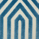 Schumacher Marine 24" x 12" Vanderbilt Velvet Pillow