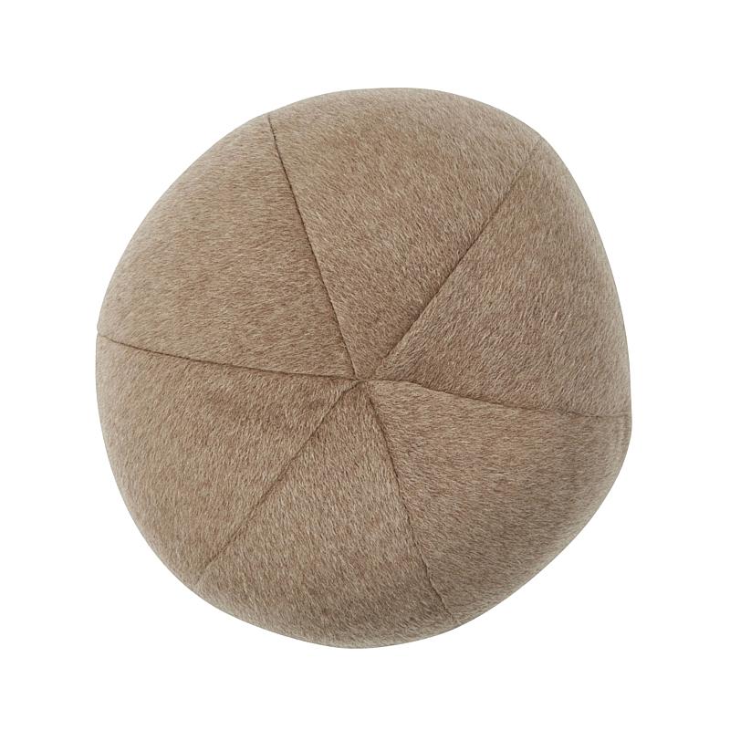Schumacher Driftwood 12" x 12" Dixon Mohair Sphere Pillow