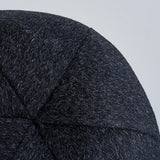 Schumacher Carbon 12" x 12" Dixon Mohair Sphere Pillow