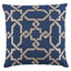 Schumacher Indigo 22" x 22" Cordoba Embroidery Pillow