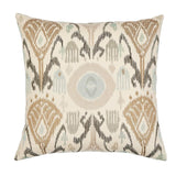 Schumacher Moonstone 20" x 20" Turkestan Embroidery Pillow