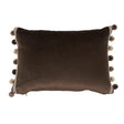 Schumacher Sophia Velvet Cocoa 16" x 11" Pillow