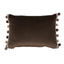 Schumacher Sophia Velvet Cocoa 16" x 11" Pillow
