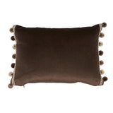 Schumacher Sophia Velvet Cocoa 18" x 12" Pillow