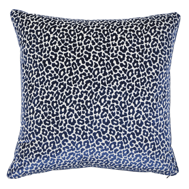 Schumacher Midnight 20" x 20" Madeleine Velvet Pillow