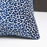 Schumacher Midnight 20" x 20" Madeleine Velvet Pillow