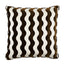 Schumacher Chocolate 20" x 20" The Wave Pillow