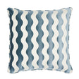 Schumacher Sky 20" x 20" The Wave Pillow
