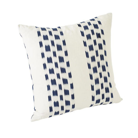 Schumacher Indigo 20" x 20" Izmir Stripe Pillow