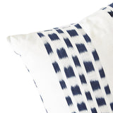 Schumacher Indigo 20" x 20" Izmir Stripe Pillow