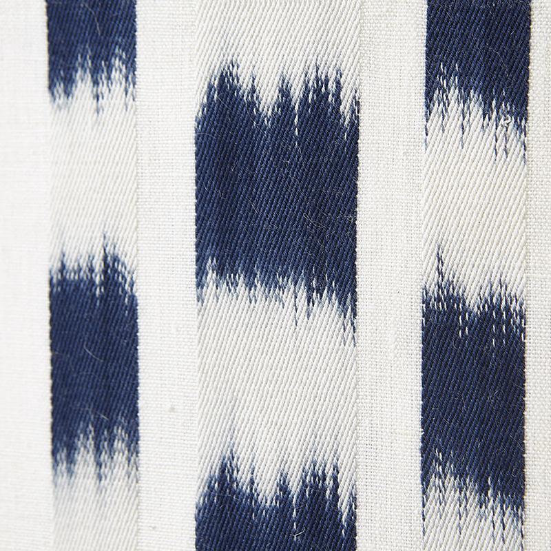 Schumacher Indigo 20" x 20" Izmir Stripe Pillow