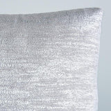 Schumacher Mercury 16" x 12" Argento Pillow
