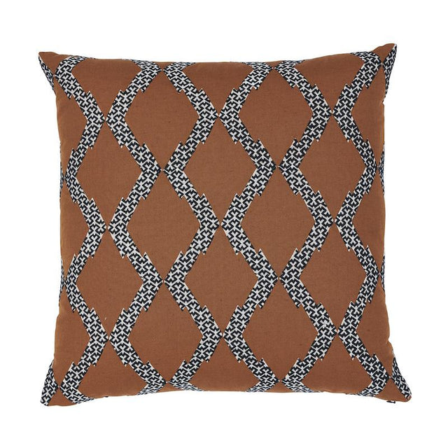 Schumacher Sienna 22" x 22" Topi Pillow