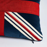 Schumacher Midnight 16" x 12" Union Flag Pillow