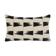 Schumacher Ivory 24" x 12" Tutsi Pillow
