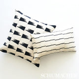 Schumacher Ivory 24" x 12" Tutsi Pillow