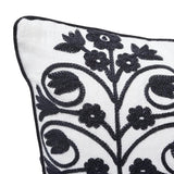 Schumacher Blackwork 18" x 18" Talitha Pillow