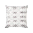 Schumacher Rouge Et Noir 18" x 18" Le Joueur Pillow