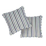 Schumacher Blue 20" x 20" Le Matelot Pillow