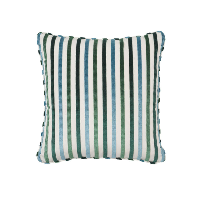 Schumacher Peacock 20" x 20" Le Matelot Pillow