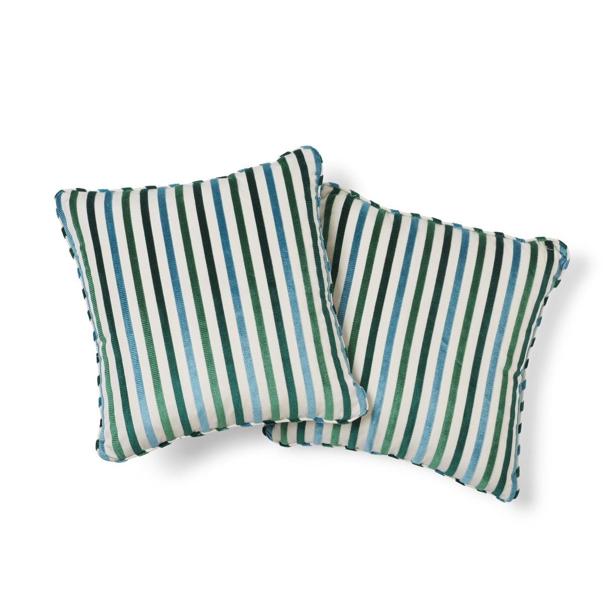 Schumacher Peacock 20" x 20" Le Matelot Pillow