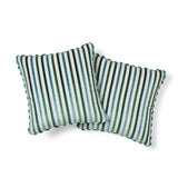 Schumacher Peacock 20" x 20" Le Matelot Pillow
