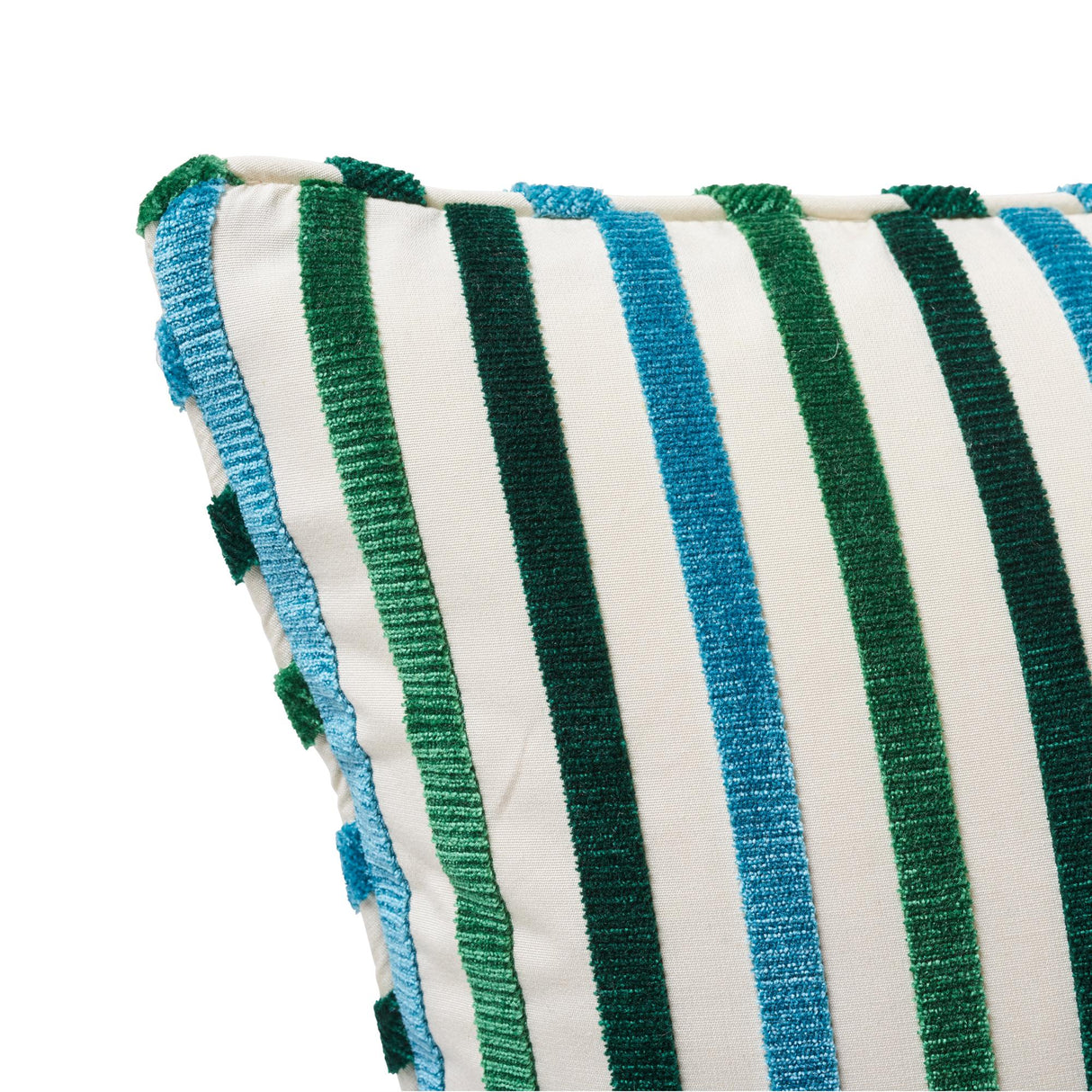 Schumacher Peacock 20" x 20" Le Matelot Pillow
