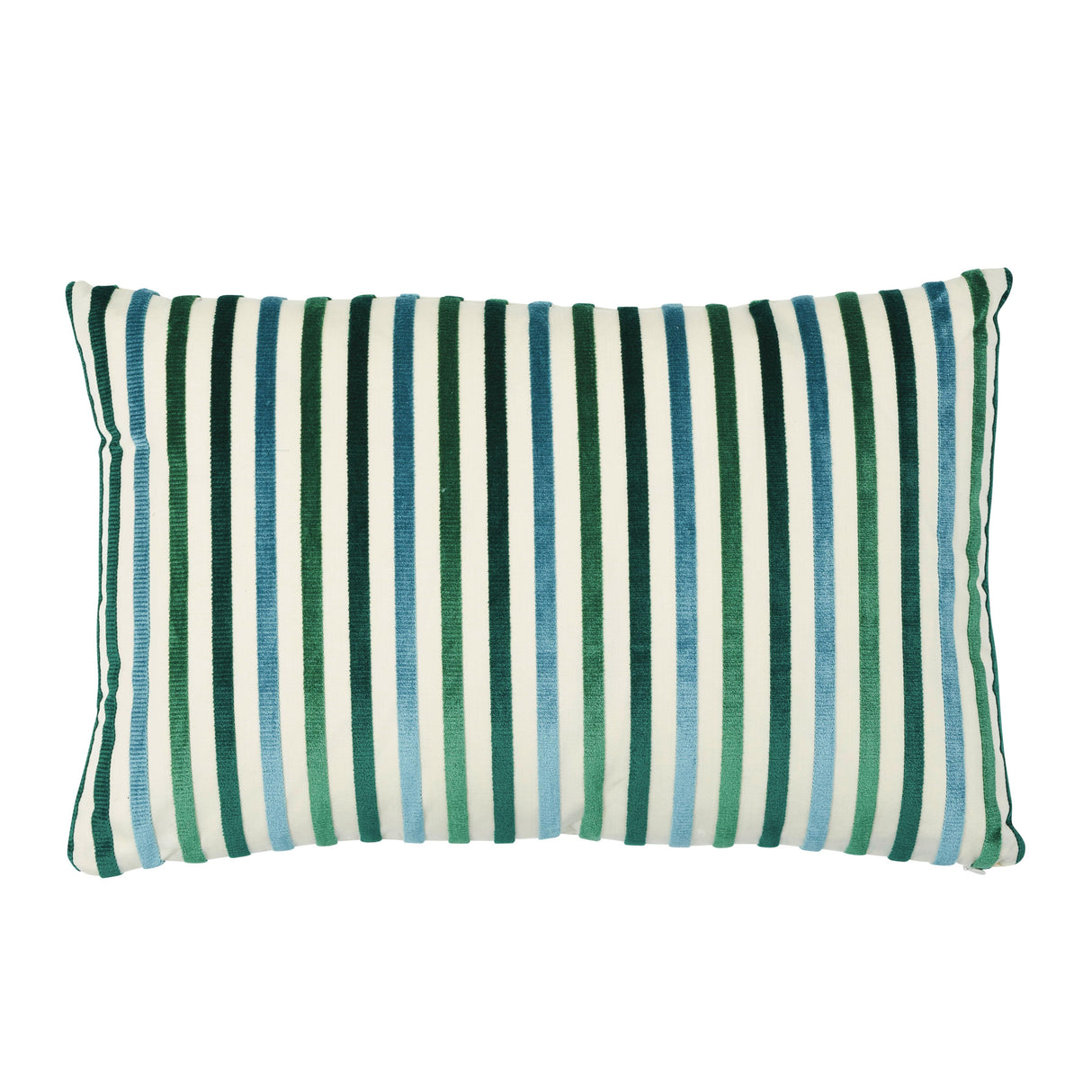 Schumacher Peacock 18" x 12" Le Matelot Pillow