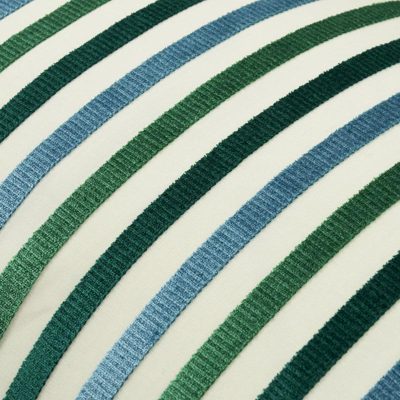 Schumacher Le Matelot Peacock 22" x 14" Pillow