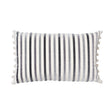 Schumacher Charcoal 20" x 12" Le Matelot Pillow