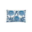 Schumacher Sky 15" x 9" Marguerite Embroidery Pillow B