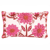 Schumacher Blossom 15" x 9" Marguerite Embroidery Pillow A