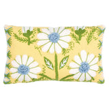 Schumacher Buttercup 15" x 9" Marguerite Embroidery Pillow A