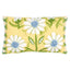 Schumacher Buttercup 15" x 9" Marguerite Embroidery Pillow A