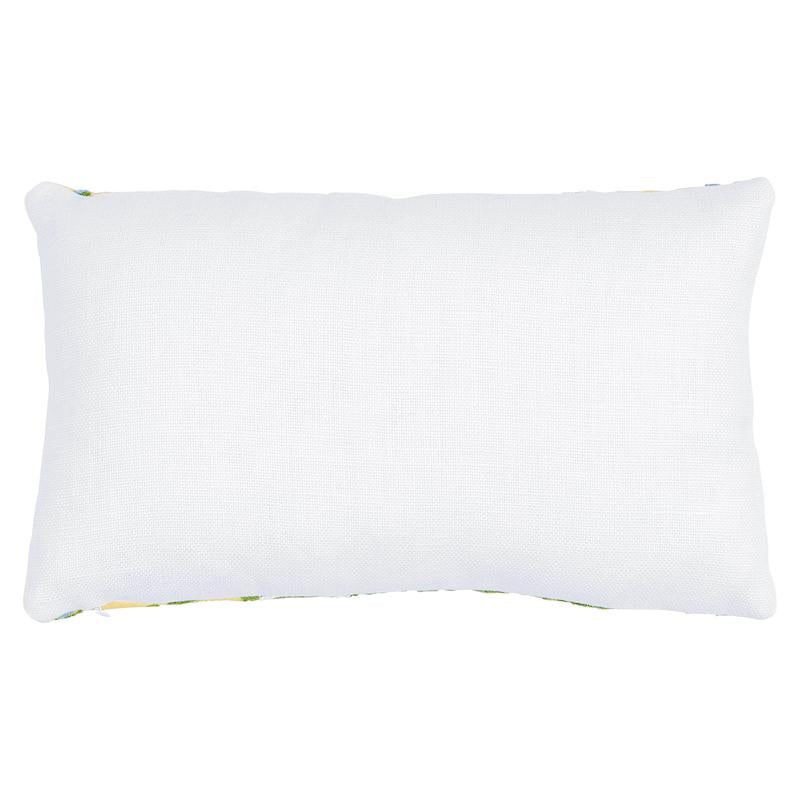Schumacher Buttercup 15" x 9" Marguerite Embroidery Pillow A