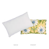 Schumacher Buttercup 15" x 9" Marguerite Embroidery Pillow A