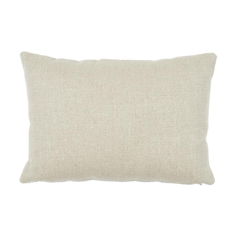 Schumacher Document 16" x 11" Gerry Embroidery Pillow A