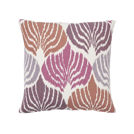 Schumacher Berry 18" x 18" Kimono Ikat Pillow