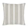 Schumacher Horst Stripe Grisaille 20" x 20" Pillow