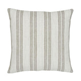 Schumacher Horst Stripe Grisaille 20" x 20" Pillow