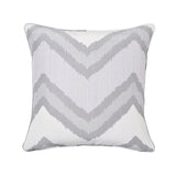 Schumacher Lilac 20" x 20" Chevron Ikat Pillow