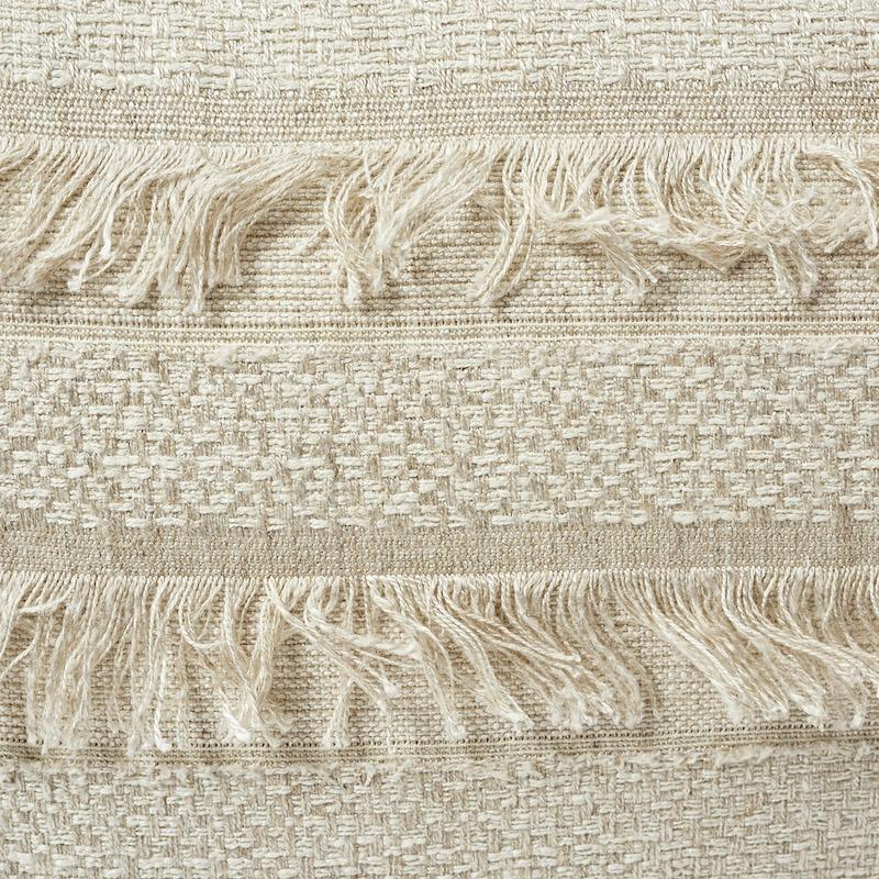 Schumacher Greige 18" x 18" Acadia Pillow