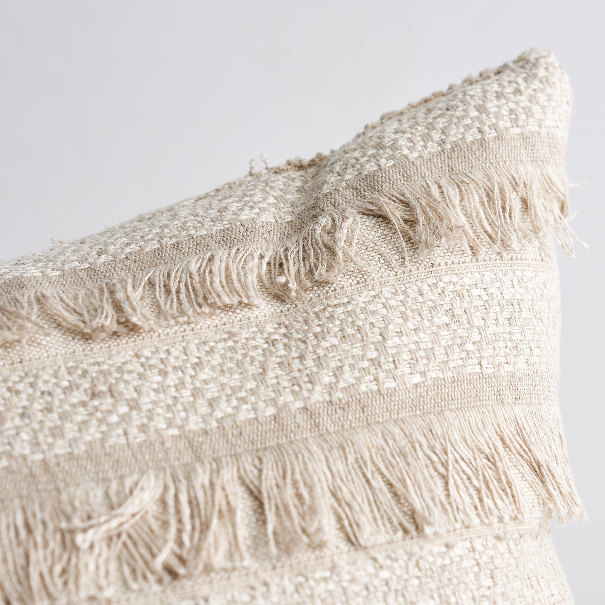 Schumacher Greige 20" x 20" Acadia Pillow