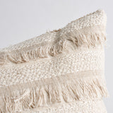 Schumacher Greige 24" x 24" Acadia Pillow