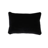 Schumacher Black & Gold 16" x 11" Lionheart Applique Pillow